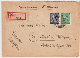 1846, Reko-Rückschein-Brief! Fast Portogerecht   , #684 - Lettres & Documents
