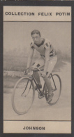 Chromo Photographie - Cyclisme - Coureur Cycliste - Johnson - Félix Potin