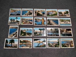 ANTIQUE LOT X 20 SMALL COLOR PHOTOS FRANCE - CANNES VIEWS - Bobinas De Cine: 35mm - 16mm - 9,5+8+S8mm