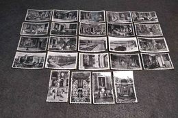 ANTIQUE LOT X 24 SMALL  PHOTOS SPAIN - MADRID PALACIO REAL VIEWS - Bobines De Films: 35mm - 16mm - 9,5+8+S8mm