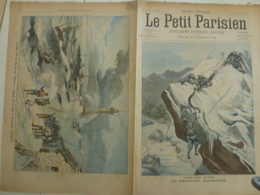 Journal Le Petit Parisien 21 Fevrier 1904 Chasseurs Alpins Sauvetage Capitaine Bloum Barnavon Penmarch' Penmarch - Le Petit Parisien