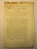 BULLETIN DES LOIS DE 1811 - AMPLEPUIS CONSEIL PRUD'HOMMES - HOLLANDE - CHARBON - COSTUMES COURS TRIBUNAUX - GARE COLOGNE - Gesetze & Erlasse