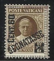 1931 Vaticano Vatican SEGNATASSE  POSTAGE DUE 60c Su 2L Bruno MNH** Punto Scarsità Gomma - Segnatasse