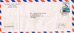 29198. Carta Aerea TAIPEI (CHina) 1976 A Germany - Lettres & Documents