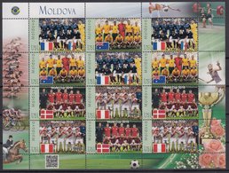 Moldova 2018  Football. FIFA World Cup In Russia MNH Sheet Personalized Stamps Group C - 2018 – Rusland