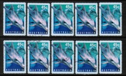 AUSTRALIA  Scott # 1704 USED WHOLESALE LOT OF 10 (WH-172) - Vrac (max 999 Timbres)