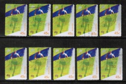 AUSTRALIA  Scott # 1856 USED WHOLESALE LOT OF 10 (WH-185) - Vrac (max 999 Timbres)