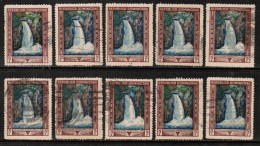 DOMINICAN REPUBLIC  Scott # C 67 USED WHOLESALE LOT OF 10 (WH-186) - Vrac (max 999 Timbres)