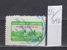 35K342 / PANAMA 1973 TAX FOR THE CULTURE BENEFIT PRO EDIFICIO TASSA PRO CULTURA USED Panama - Panama