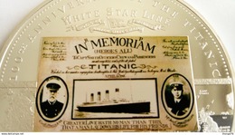 TITANIC 1912- 2012 MEDAILLE COMMEMORATIVE DU NAUFRAGE DU PAQUEBOT TITANIC - Autres & Non Classés