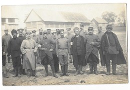 GUERRE 1914-18 Carte Photo Camp De Prisonniers Militaires Russes Gros Plan - Guerra 1914-18