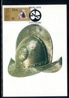 Portugal - Carte Maximum 1983 - Art Ancien - Casque - Maximumkaarten