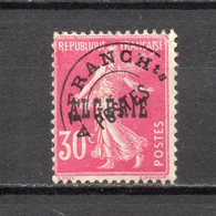 ALGERIE PREOBLITERES  N° 6  NEUF AVEC CHARNIERE COTE  1.30€ TYPE SEMEUSE VOIR DESCRIPTION - Luftpost