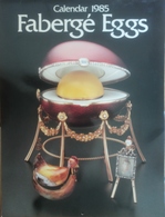 Calendrier Œufs Fabergé Calendar 1985 Fabergé Eggs - Tamaño Grande : 1981-90