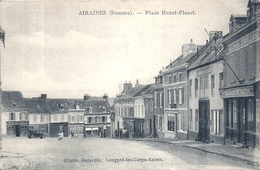 2018 -SOMME - 80 -  AIRAINES -  Place Henri Fissot - Allaines