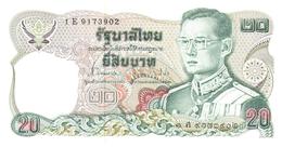 Billets > Thaïlande>20 Baht Type Roi Rama IX - Tailandia