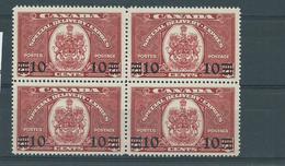 Canada Special Delivery Sgs11 Sg S11 Mnh Blk 4 - Exprès