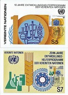 UN Wien - Mi-Nr 21/22 Maxicard (S186) - Cartoline Maximum