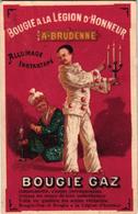 1 Chromo  Bougie Gaz  Bougie De La Légion D' Honneur  Pierrot     LITHOGR.  Cochey Paris   CA 1900 - Werbung