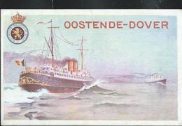 Carte  N° 16. B.  Paquebots; Obl. Mons-Bergen 1923 - Liner Cards