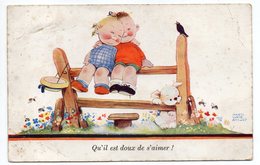 Illustrateur  M.L  ATWELL  --Enfants "Qu'il Est Doux De S'aimer! " - Attwell, M. L.