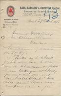 1893 Burton On Trent Londres Paris  Bass Ratcliff & Gretton Limited - Royaume-Uni