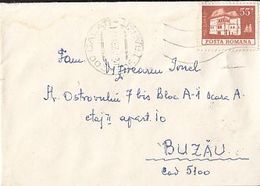 MANOR, STAMP ON COVER, 1981, ROMANIA - Lettres & Documents