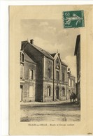 Carte Postale Ancienne Celles Sur Belle - Mairie Et Groupe Scolaire - Celles-sur-Belle