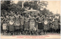 DAHOMEY - Voyage Du Ministre Des Colonies à La Côte D'Afrique - Groupe De Danseuses - Dahomey
