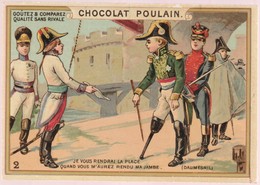 Chromo Poulain. N°2 / Je Vous Rendrai La Place Quand Vous M'aurez Rendu Ma Jambe (daumesnil) - Chocolat