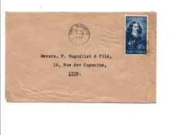 AFRIQUE DU SUD LETTRE POUR LA FRANCE 1952 - Nuova Repubblica (1886-1887)