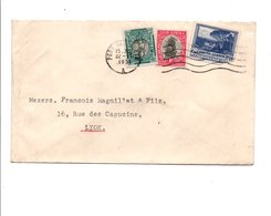 AFRIQUE DU SUD AFFRANCHISSEMENT COMPOSE SUR LETTRE POUR LA FRANCE 1951 - Nueva República (1886-1887)