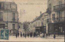 CPA Villiers Sur Marne La Rue De Pari GI 2159 G.I. YT 137 94 Val De Marne - Villiers Sur Marne