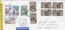 TP N° 614x6 + DIVERS SUR LETTRE RECOMMANDEE DU 04.07.05 POUR LA FRANCE EN POSTE RESTANTE - Lettres & Documents