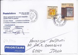 TP N° 617 + DIVERS SUR LETTRE  DU 10.10.05 POUR L'ITALIE - Storia Postale