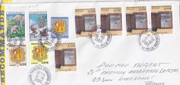 TP N° 617 + DIVERS  SUR LETTRE RECOMMANDEE DU 10.10.05 POUR LA FRANCE - Storia Postale