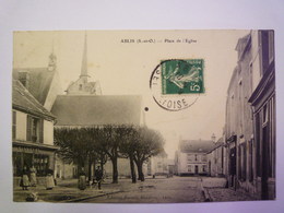 ABLIS  (Yvelines)  :  Place De L'Eglise    - Ablis