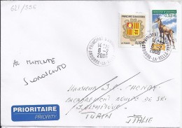 TP N° 621+ Divers  SUR LETTRE DU 6.02.06 POUR L'ITALIE - Storia Postale