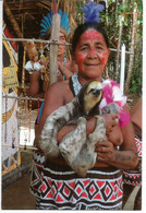 Tucano Indigenous People In Brazil,(Amazonas State), Postcard Sent To Andorra,with Arrival Postmark - Manaus
