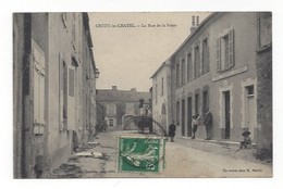 Cruzy Le Chatel  -  La Rue De La Poste - Cruzy Le Chatel