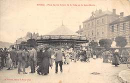 01-BOURG- PLACE CARRIAT LE JOUR DE LA FOIRE DE LA SAINT-MARTIN ( Voir Manège ) - Other & Unclassified