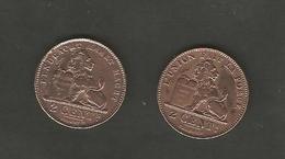 Lot De Monnaies  2 Cts  Belgique - 2 Cent