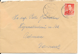 Norway Cover Sent To Denmark Florö 17-12-1958 - Cartas & Documentos