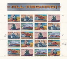 USA - SHEET "ALL ABOARD"  MNH** / TBS2 - Feuilles Complètes