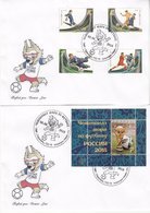 Transnistria Moldova 2018  Football. FIFA World Cup In Russia MNH Set 2  FDC - 2018 – Russland