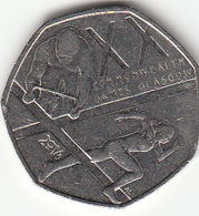 Great Britain UK 50p Coin CWG Glasgow 2014 (Small Format) Circulated - 50 Pence