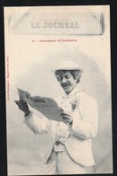 Pub Journal LE JOURNAL Et Dandy ( Cpa DECOLLEE à 10 % A Partir Du Haut Sinon TTB ETAT) Ti 927) - Advertising