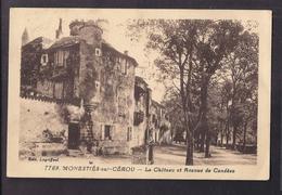 CPA 81 - MONESTIES-sur-CEROU - Le Château Et Avenue De Candèze - TB PLAN CENTRE VILLAGE - Monesties