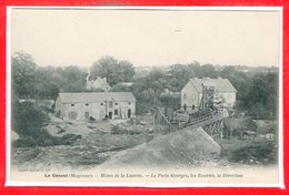 53 - Le GENEST -- Mines De La Lucette - Le Puits Georges, Les écuries , La Direction - Le Genest Saint Isle