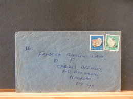 78/132 LETTRE  KENYA - Minéraux